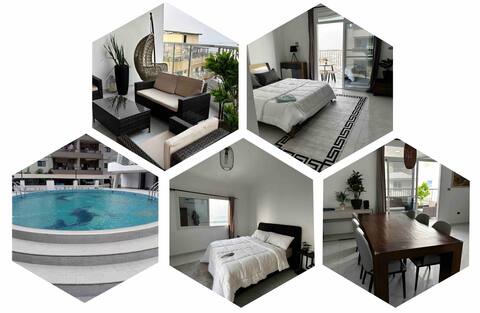 Gombe Designer 3 bed with pool, view of river