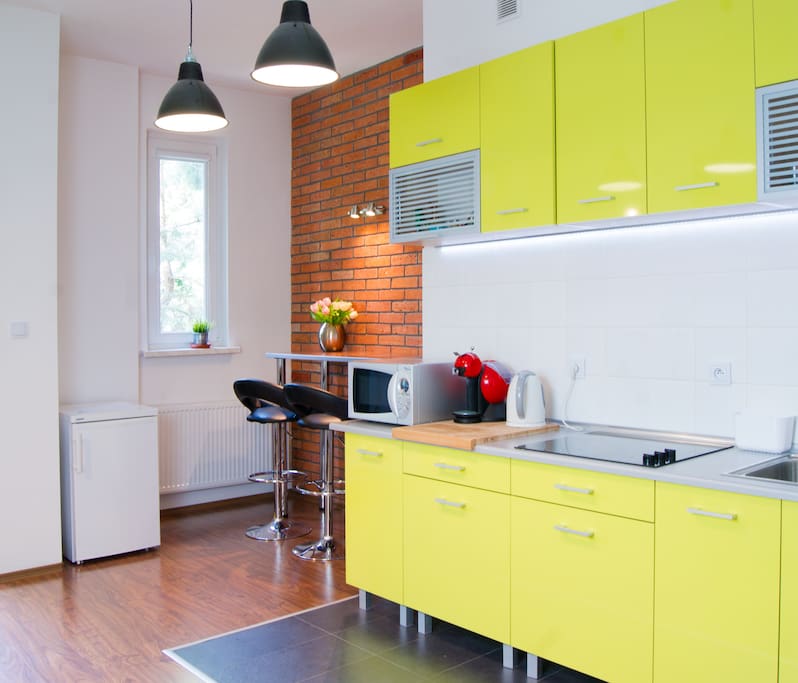 Open plan kitchen