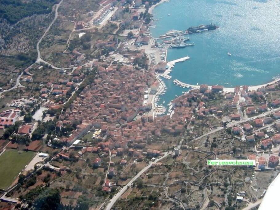 Cres von oben