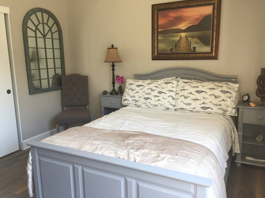 Pottery Barn Décor and Whale Sheets