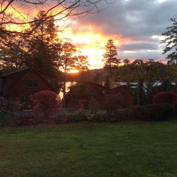 Sunrise at the cabin