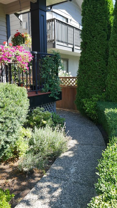 Front side entrance