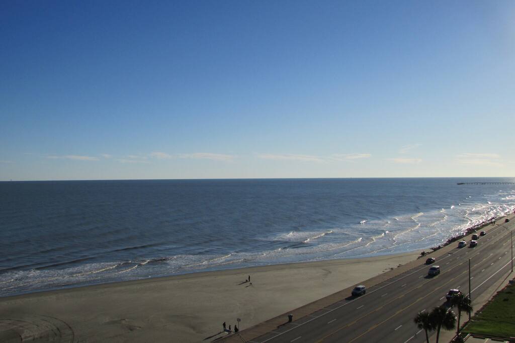 Looking west from balcony