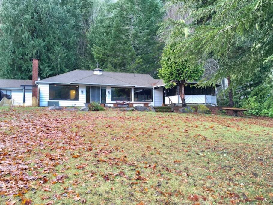 View of house from lake
