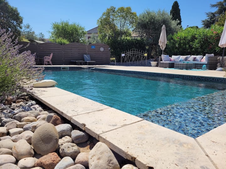 Maison Avec Piscine, Oliviers, Belle Vue, Au Calme - Les Arcs