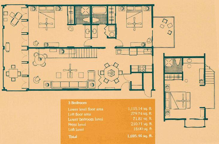 Maui Hill Resort 3 Bedroom/3 Bath Condo for 8 gallery image 5