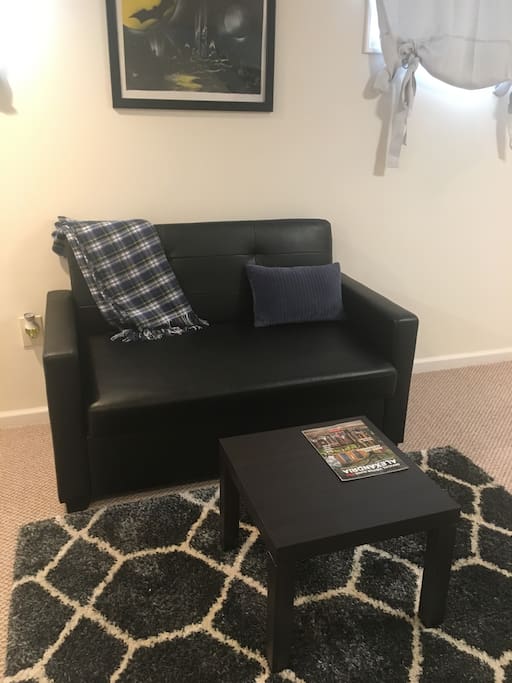Small seating area for 2.