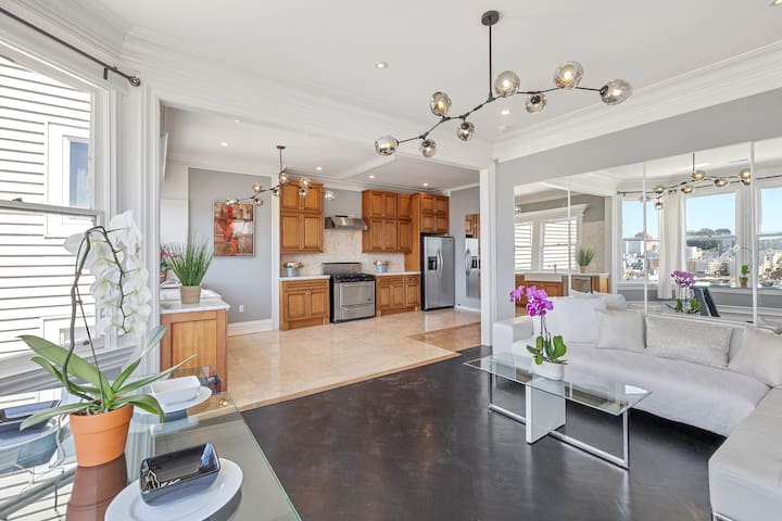 Pano View/ Winter Special 4BR/2.5BA in Nob Hill