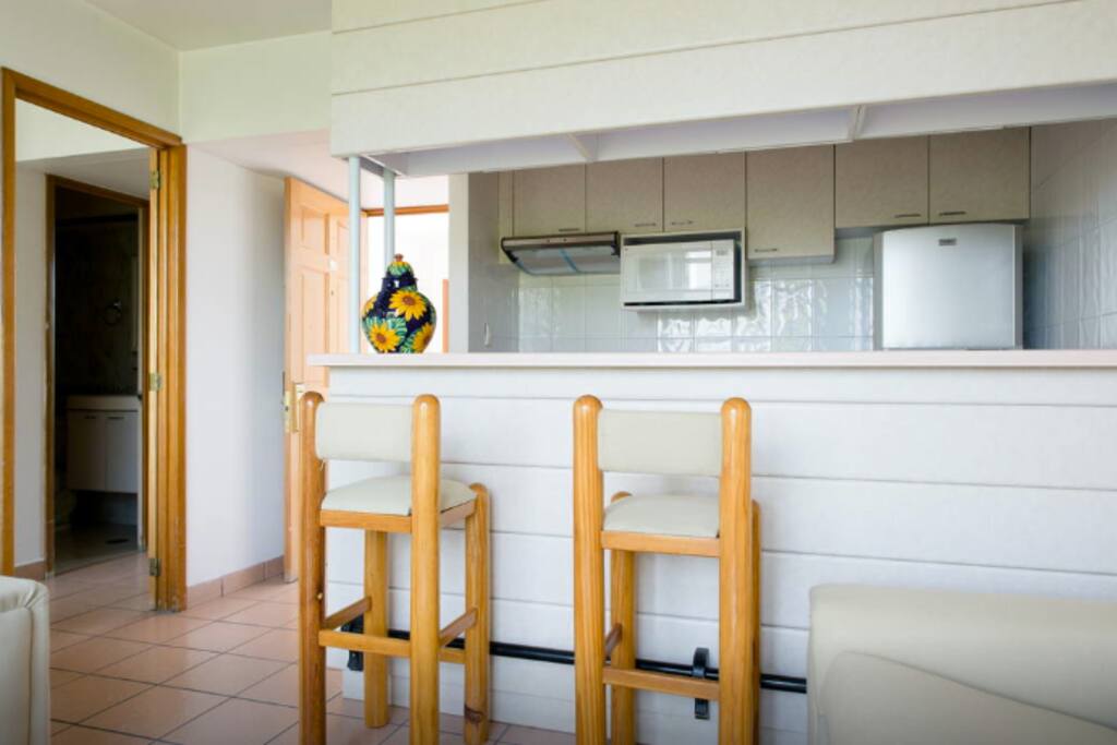 Cocina con barra