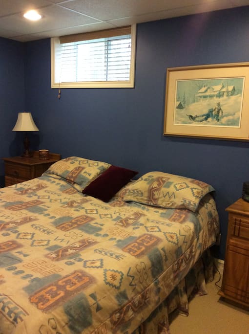 Basement bedroom