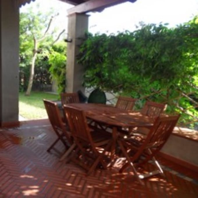 Veranda esterna.