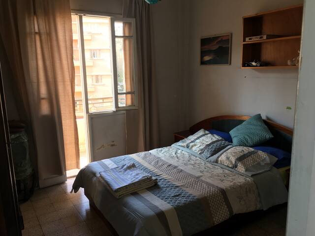Heart of Tripoli.  5 min walk to the old city.