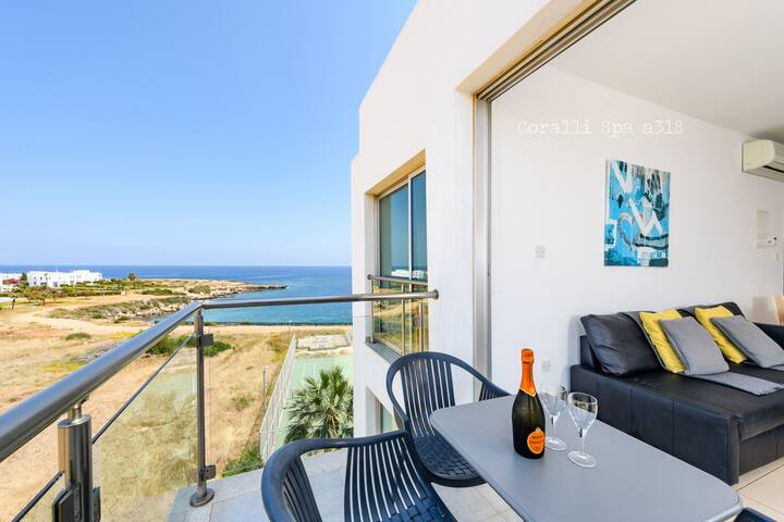 A318 Modern Apartment with Sea View-(free WiFi)