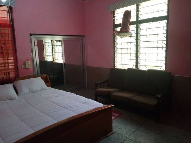 Comfy room for two away, from city bustle