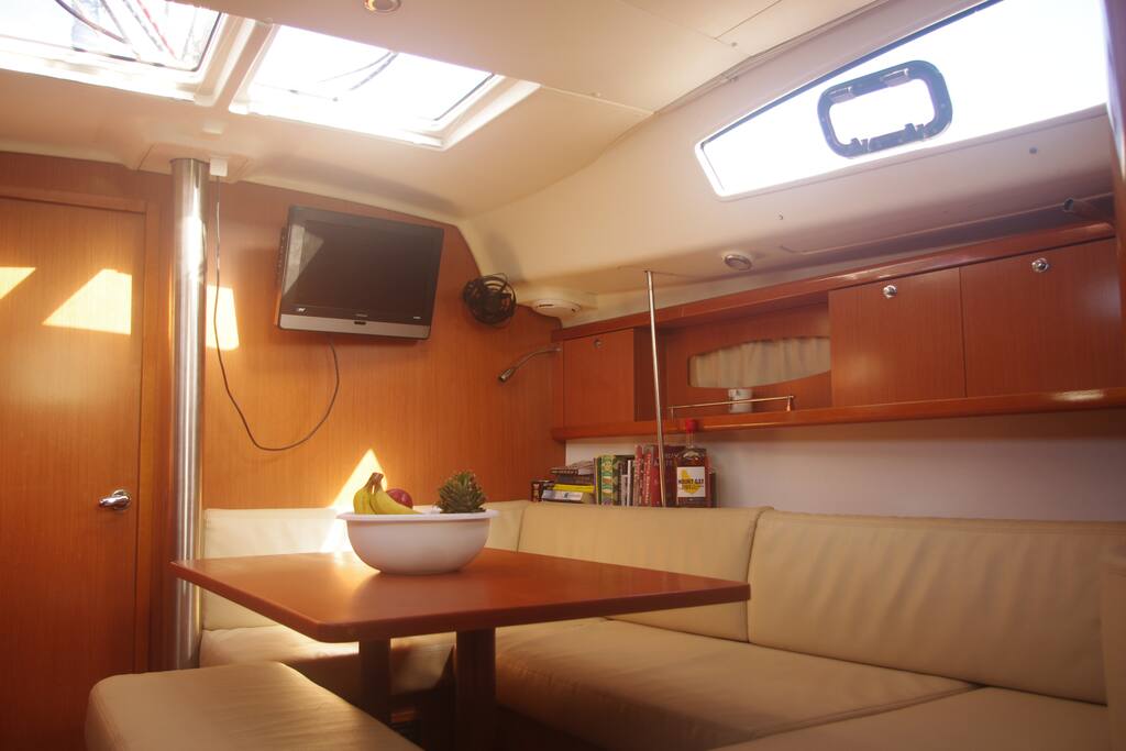 The saloon.