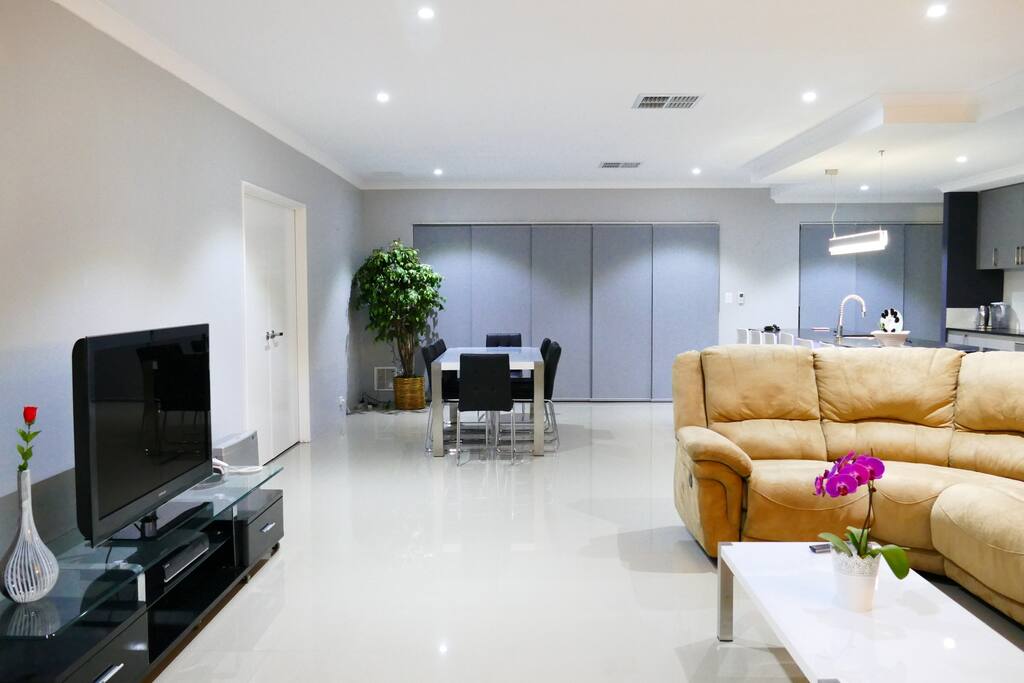 Spacious open living area