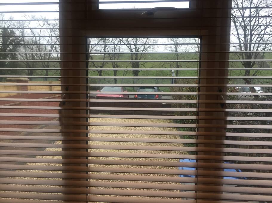 Space for parking, both on the property or outside the gate