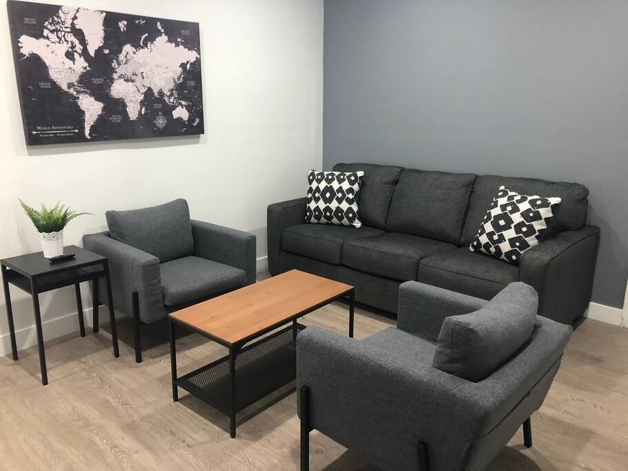Living room with Smart TV