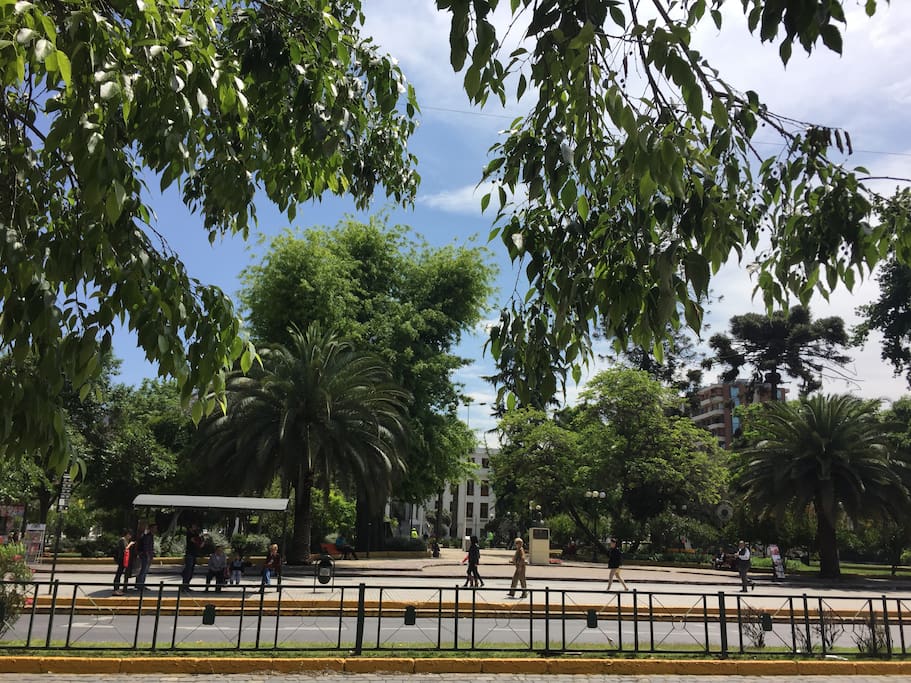 plaza ñuñoa, a pasos del departamento