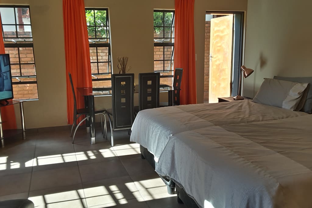 Combined living and bedroom.