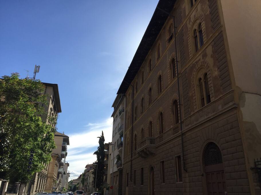 The building
