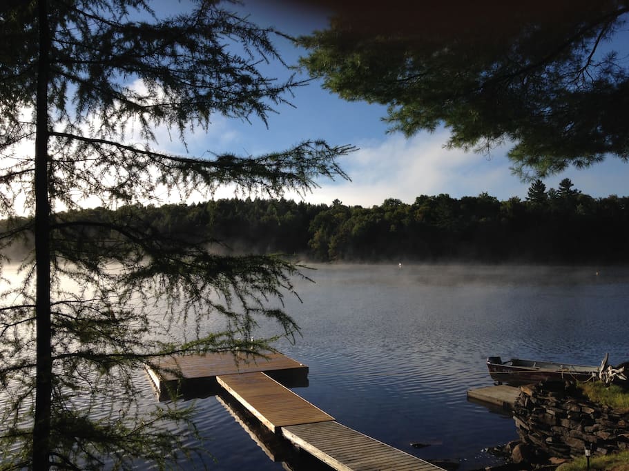 Early morning at the dock