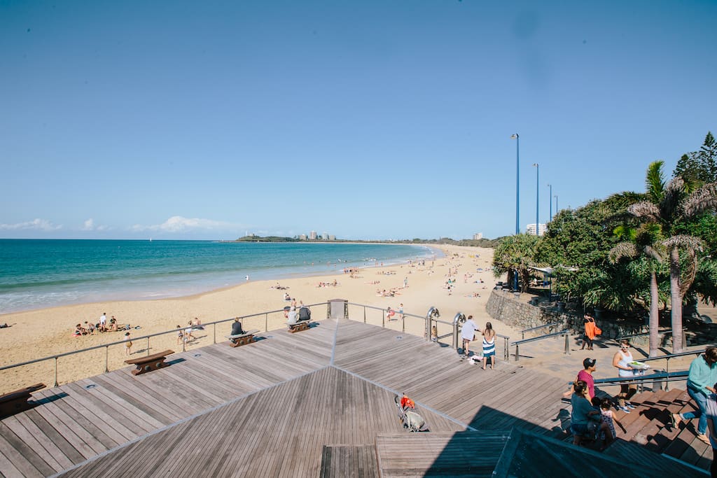Just a short stroll to the beach