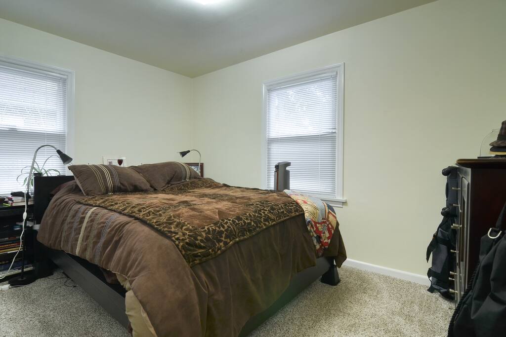 Main bedroom. You won't find a more comfortable bed.