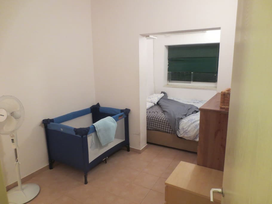 Bedroom with crib