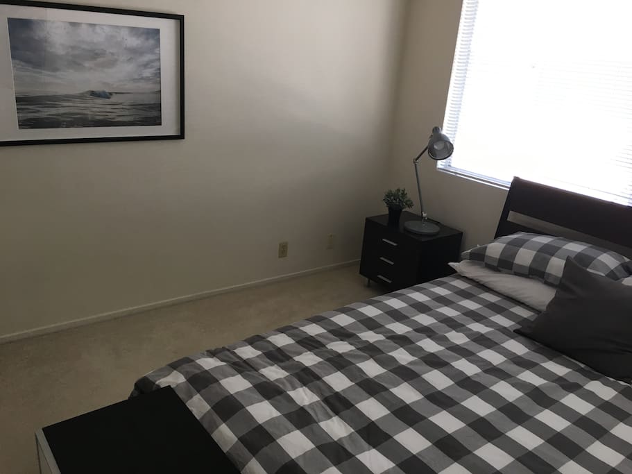 Brand new carpet, bed, sheets, furniture, etc...