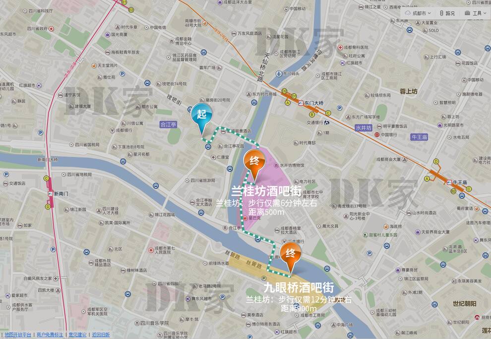 兰桂坊九眼桥,其实更近的只能是我们楼下的酒吧啦
