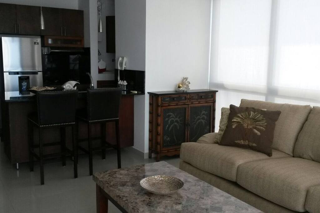 Cocina y sala