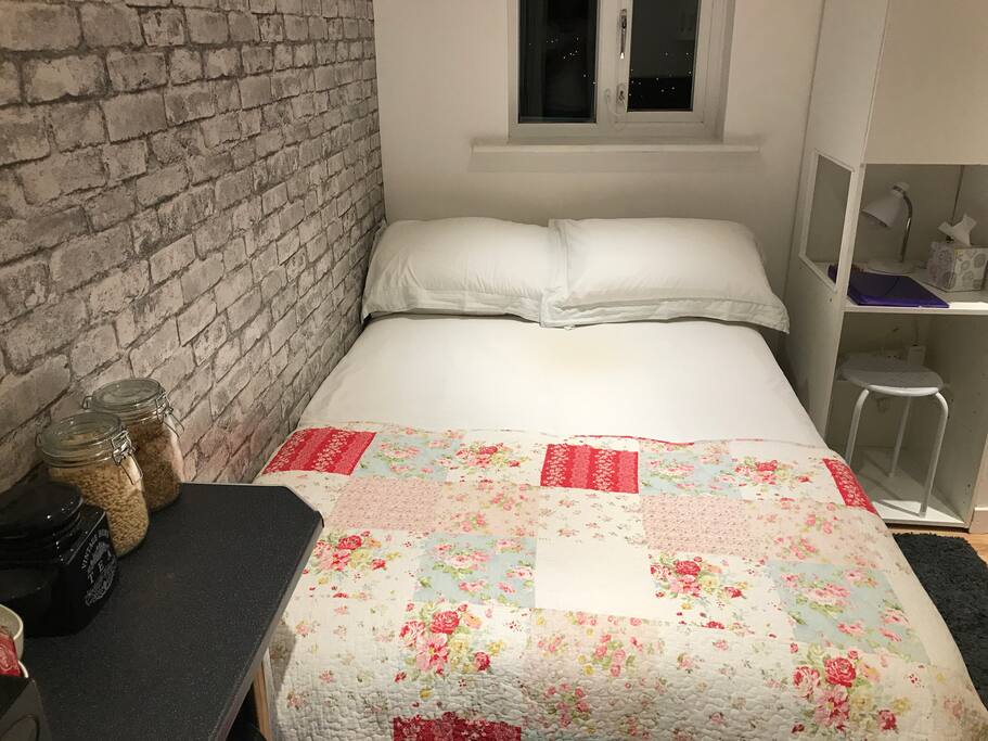 Comfy double bed