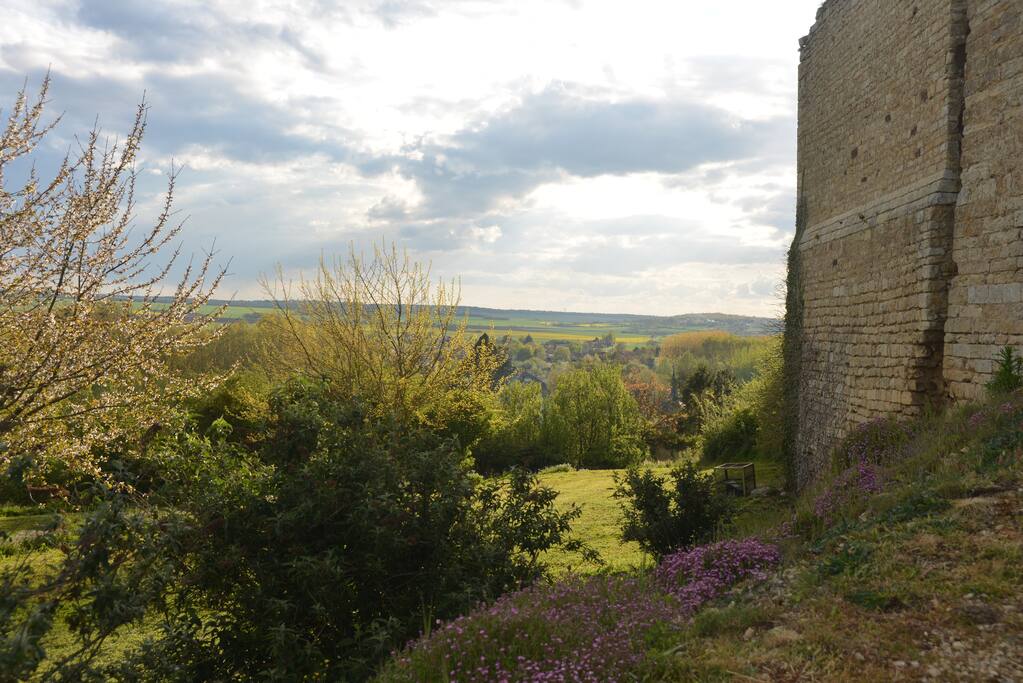 View from the Donjon in the village