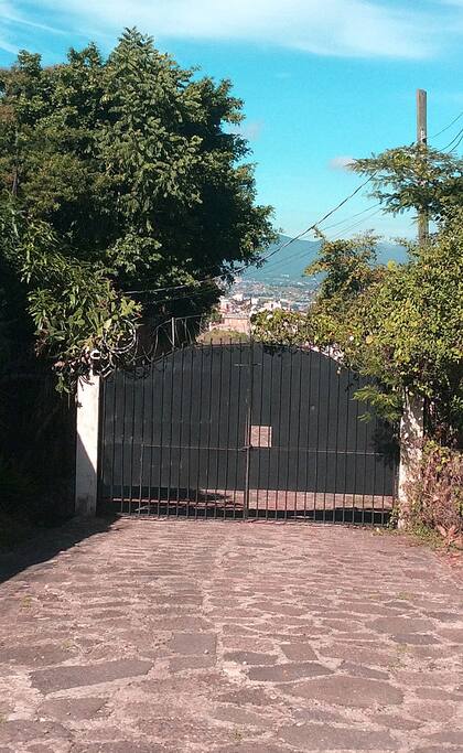 Private access, fence, videocamera and electrical security system, security company service with guards