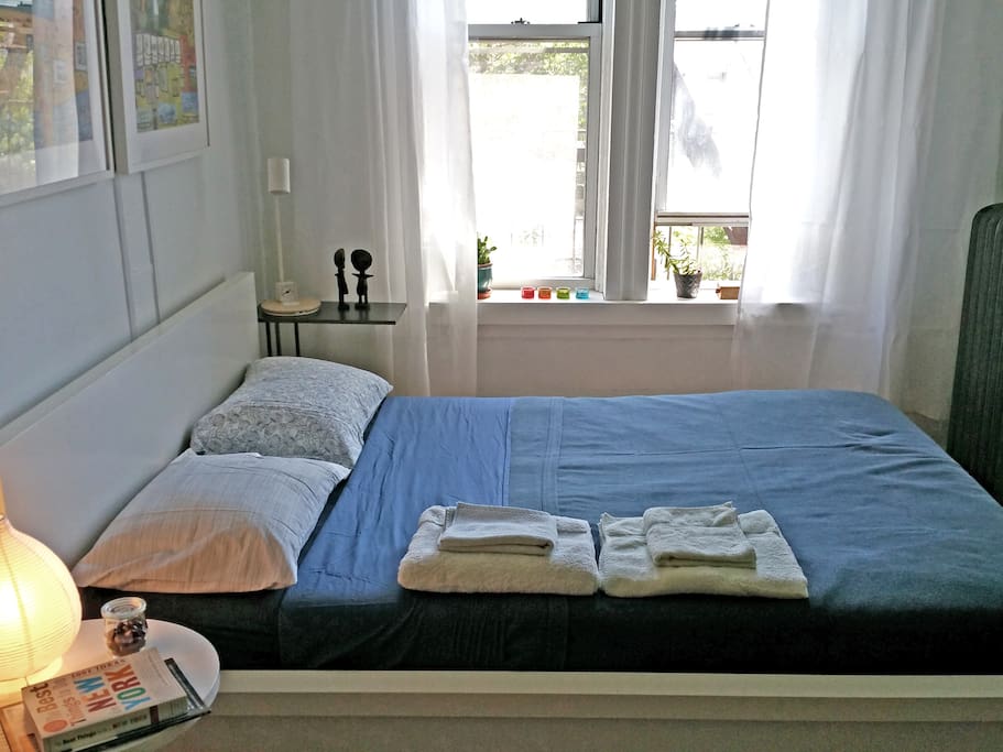 View of your bedroom towards the back of the house.