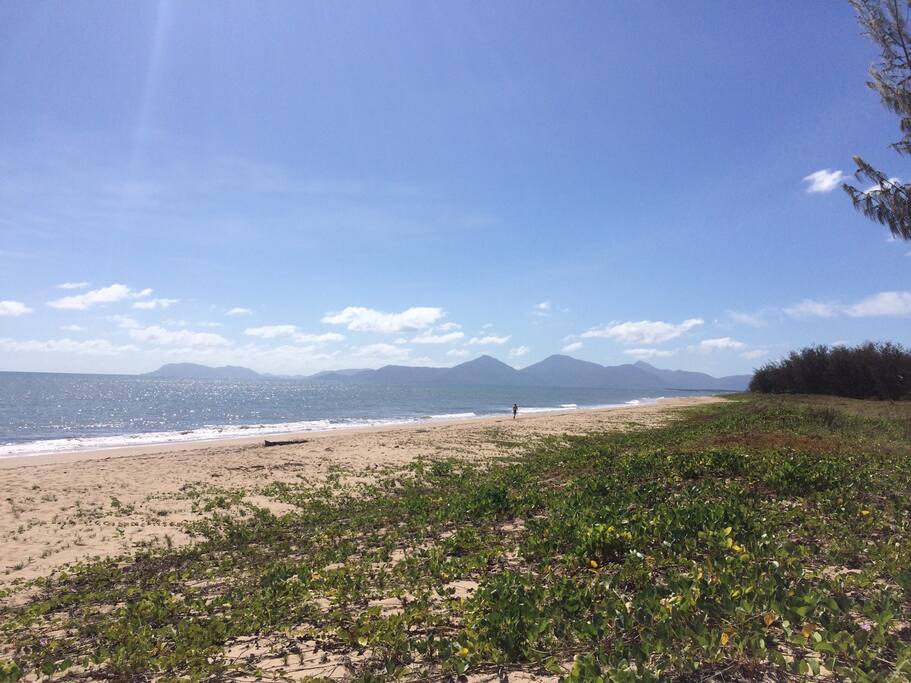 The beach