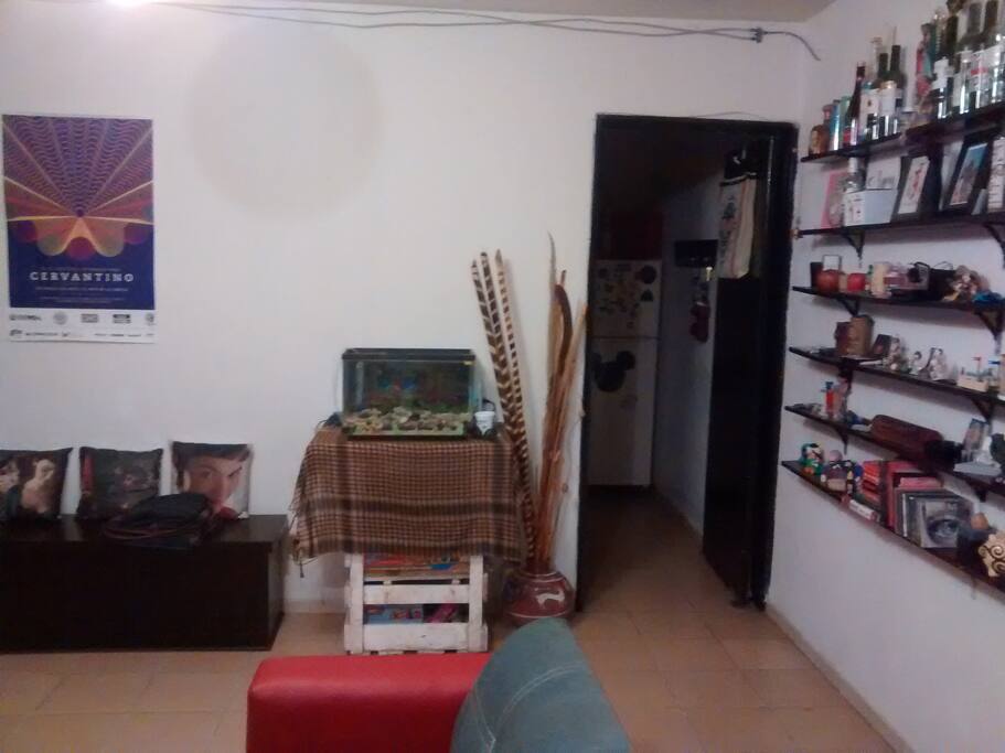 Pasillo para ir a la cocina