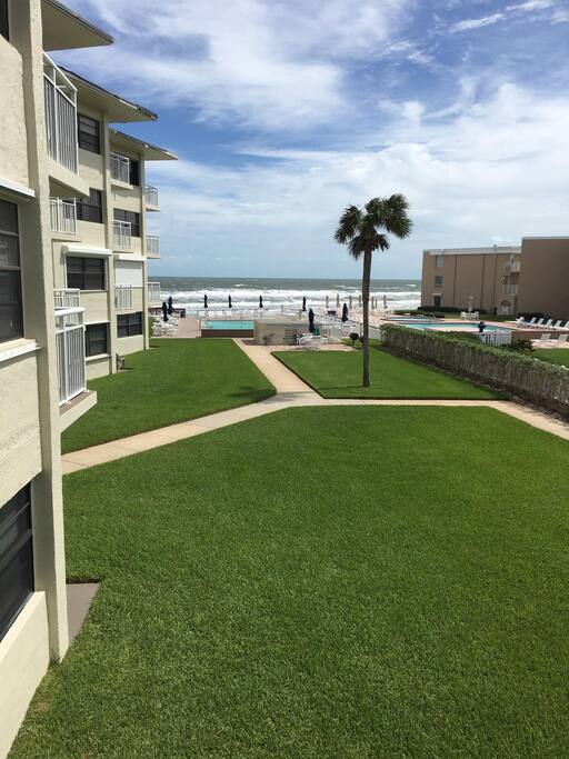 View from the balcony.