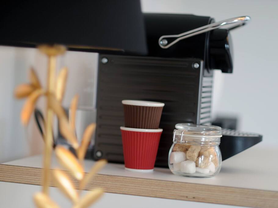 Nespresso machine in every room