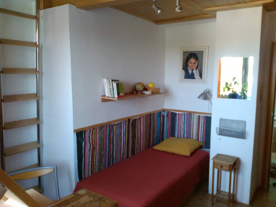 Comfortable corner with bed :)