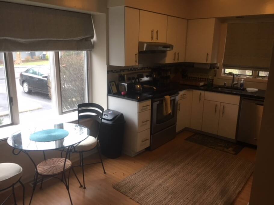 Kitchen with breakfast area