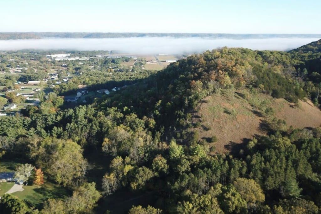 Boscobel Bluffs, Boscobel, Wisconsin River Fog