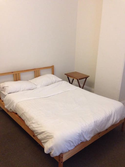 Double Bed with Sheridan sheets