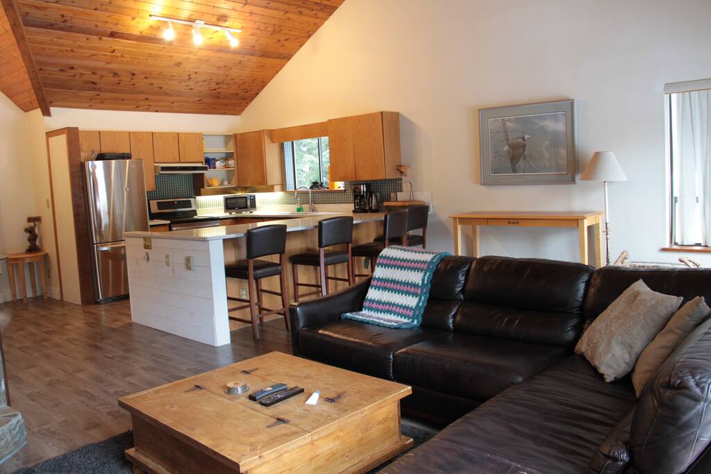 OPEN CONCEPT LIVING ROOM/ KITCHEN