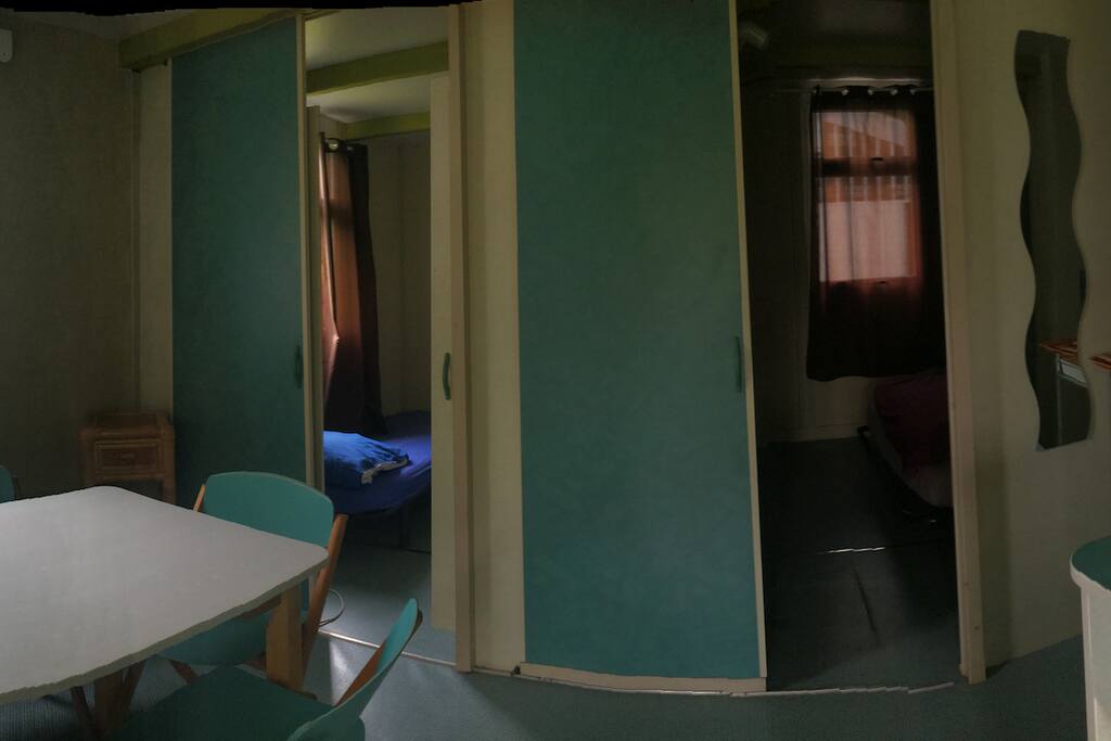 Séjour et 2 chambres