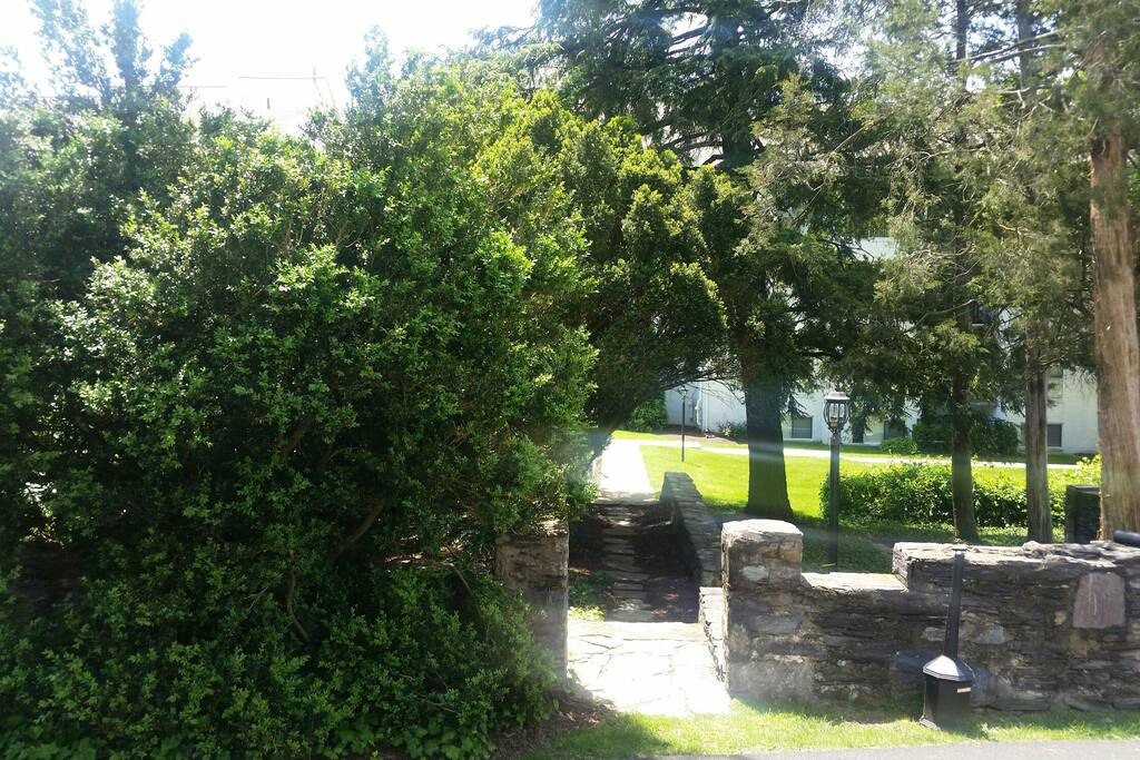 View from front of porch