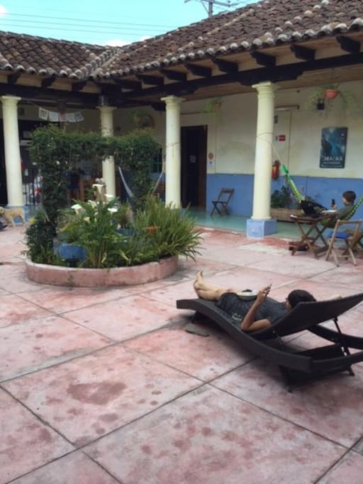 Relax en el patio central
