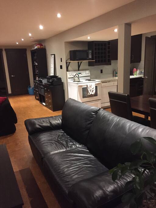Kitchen and dining area