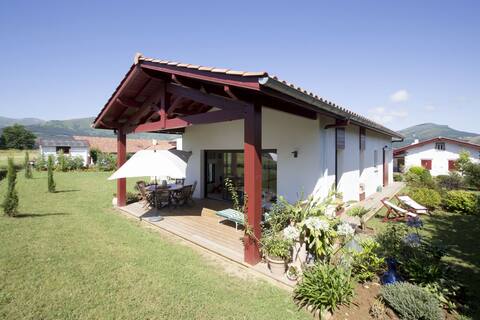 Flowery house.